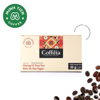 Cà phê hòa tan đen - Coffilia hộp 30g