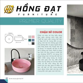 Chậu rửa lavabao sứ mỹ thuật cao cấp giá rẻ