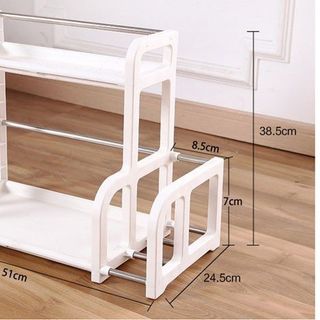 KỆ ĐỰNG GIA VỊ CHỮ H 2 TẦNG giá sỉ