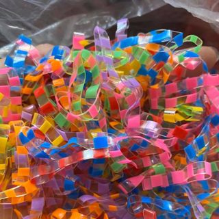 1kg vòng chun buộc tóc đủ các màu
