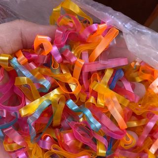 1kg vòng chun buộc tóc đủ các màu