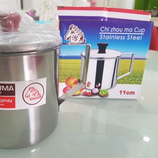 Ca Nước Inox Có Nắp - 12CM