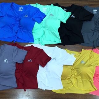 Áo tập croptop rút dây giữa vn