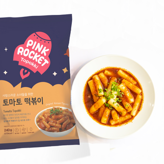 Topokki Pink Rocket 240 gr vị Cà chua