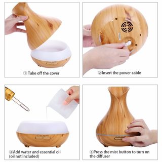 Máy Xông Tinh Dầu Tuy lip loại 550ml bảo hành 6 tháng