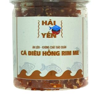 Hộp 210 gram Khô cá điêu hồng rim me vị cay - Thực phẩm Hải Yến giá sỉ