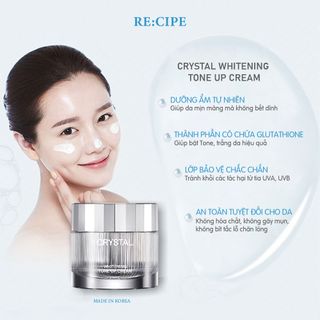 Kem Dưỡng Trắng Nâng Tone Da Crystal Tone Up Cream RE:CIPE