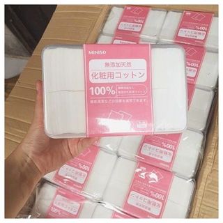 Hộp bông tẩy trang miniso 1000 miếng