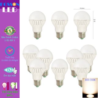 Sỉ 100 Bóng đèn Led 5w tròn bup bulb tiết kiệm điện Posson LB-E5x