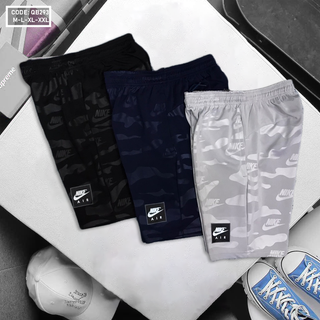Quần short thun thể thao nam in họa tiết