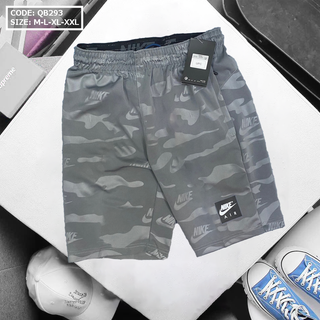 Quần short thun thể thao nam in họa tiết