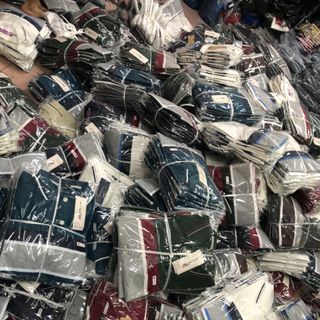 Áo thun sọc nam có cổ có túi thun cotton không xù lông cao cấp
