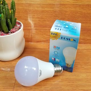 Sỉ 100 Bóng đèn Led 7w A60 tròn bup bulb kín chống nước tiết kiệm điện siêu sáng Posson LB-H7x