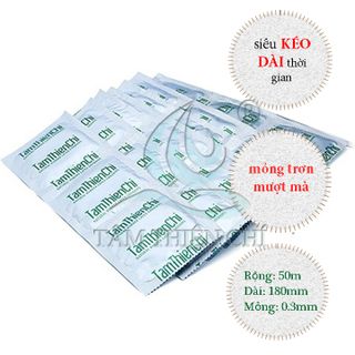 Bao cao su Tâm Thiện Chí Siêu ULTRA THIN LONGER hộp 3 cái