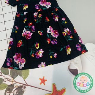 Đầm thun tay ngắn bé gái Old Nevy thời trang ĐTTNBG001