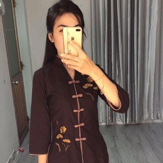 Bộ lam đi chùa - Cổ tàu