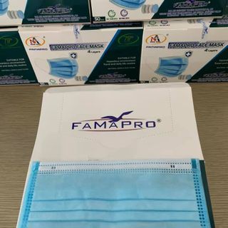 Khẩu trang y tế 4 lớp Famapro