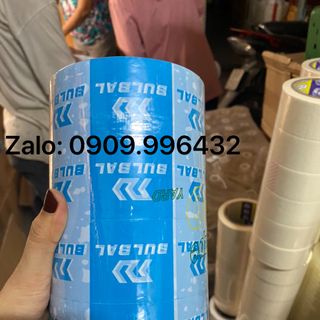 Băng keo in chữ 5phân xanh trăng