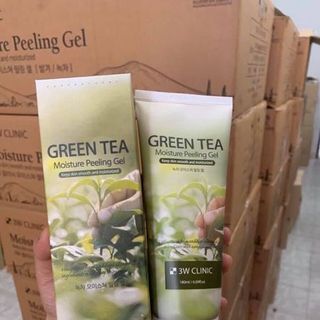 Gel tẩy tế bao chết trà và gạo 3w clinic