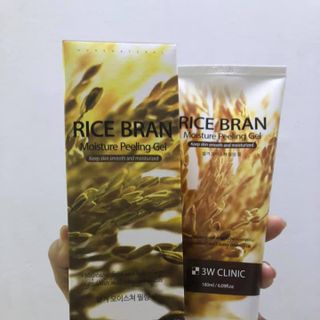 Gel tẩy tế bao chết trà và gạo 3w clinic