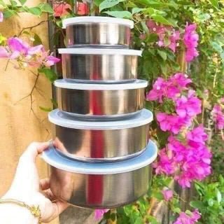Bộ thố lạnh inox 5 món