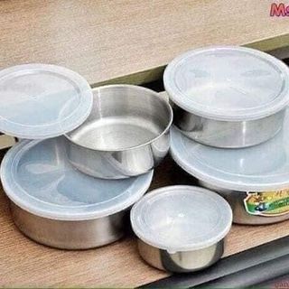 Bộ thố lạnh inox 5 món
