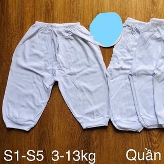 10 Quần Dài Lai Bo Màu Trắng Cho Bé Sơ Sinh Từ 0 Đến 12 Ký