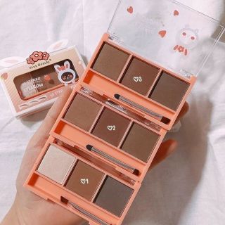 Bột Kẻ Chân Mày 3 ô KissBeauty