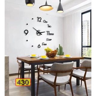 Đồng hồ dán tường cao cấp loại không hộp (set)