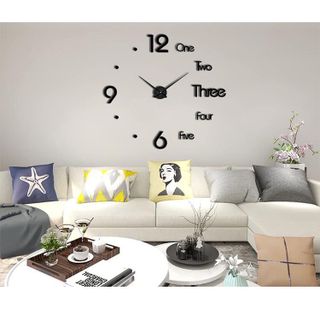 Đồng hồ dán tường cao cấp loại không hộp (set)