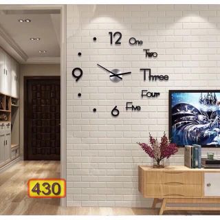 Đồng hồ dán tường cao cấp loại không hộp (set)