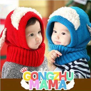 Khăn mũ len cừu trẻ em