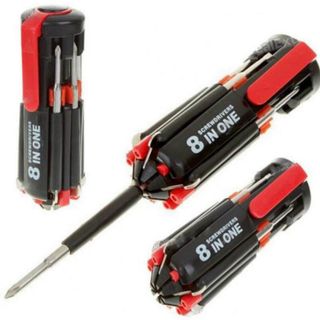 tuốc nơ vít 8 đầu gấp gọn có đèn led