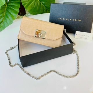 Túi chacli mini khoá gập vân rắn