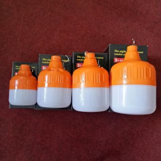 Đèn tích điện cam trắng 20w 80mm
