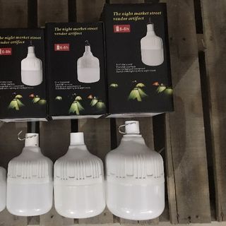 Đèn tích điện cam trắng 30w phi 95