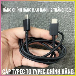 Cáp sạc nhanh Note 10 25W chân C To C