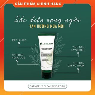 SỮA RỬA MẶT CARYOPHY PORTULACA CLEANSING FOAM 150ML