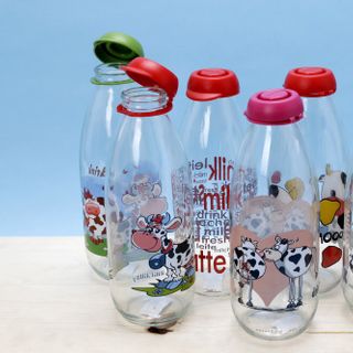 Chai đựng sữa thuỷ tinh Herevin Decor 1L