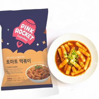 Bánh gạo Topokki sốt cà chua – Topokki Tomato pouch giá sỉ