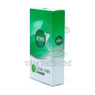 Bao cao su Tâm Thiện Chí Ultrathin Longer hộp 12 chiếc
