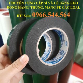 Băng keo mousse xốp đen dầu đế xanh giá xuất tại xưởng giá sỉ