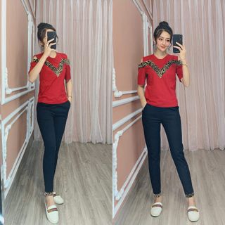 Đồ bộ thun cotton 4 chiều mẫu 1