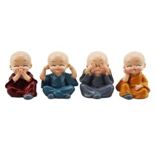 Bộ tượng 4 chú tiểu - Bộ tượng tứ không D