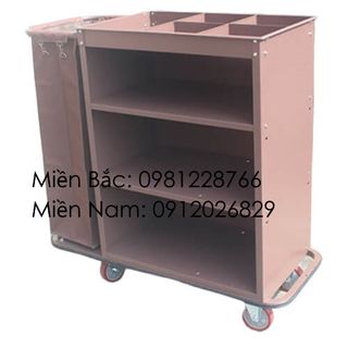 Bật mí địa chỉ cung cấp xe đẩy dọn phòng khách sạn thép phun sơn giá rẻ tại Bắc giang giá sỉ