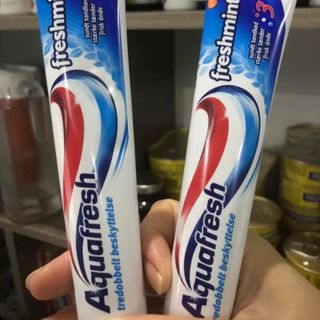 Com bo 2 tuýp Kem đánh răng Aquafresh 3 tác động giá sỉ