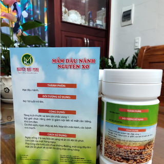 BỘT MẦM ĐẬU NÀNH NGUYEN XƠ TỪ ĐẬU NÀNH, TRỌNG LƯỢNG 500 GRAM