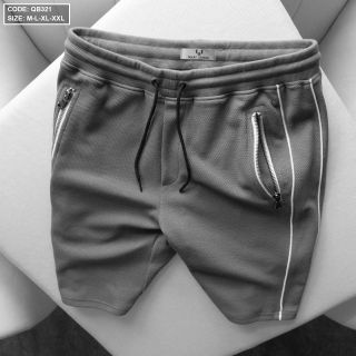 Quần short nam trơn vải nỉ