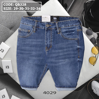 Quần short jean nam co giãn cao cấp Pegasus
