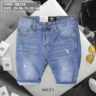Quần short jean nam co giãn cao cấp Pegasus